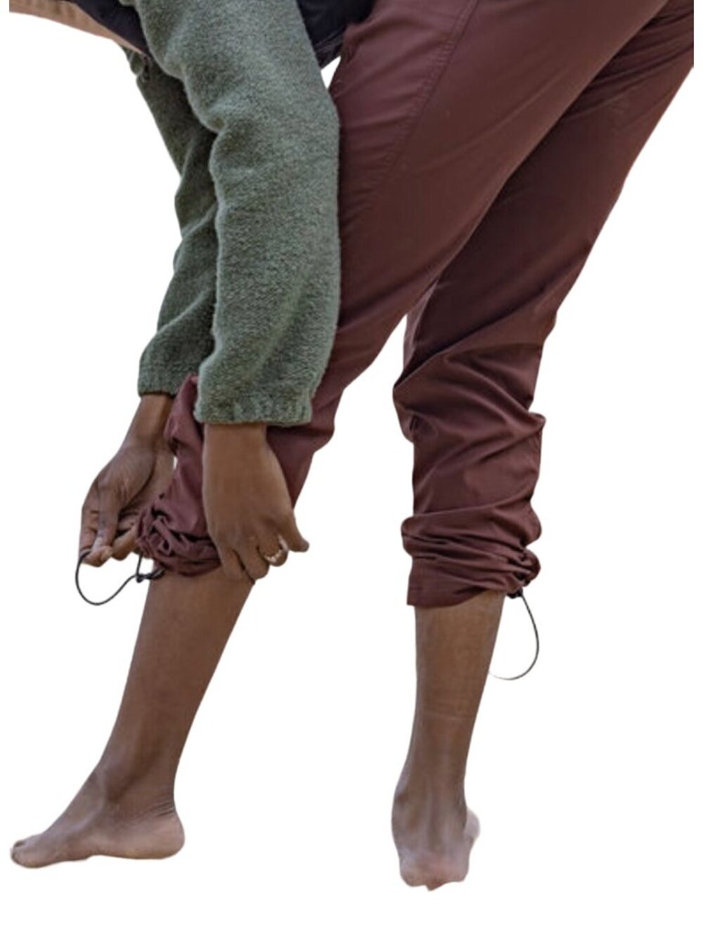 Title Nine Women's 8 Nylon Clamber Pants Green * - Picture 7 of 17